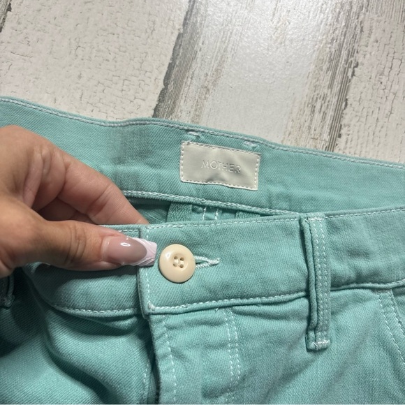 MOTHER Men's The Duke Utility Shorts Fray in Agate Green Size 30 - Picture 3 of 5